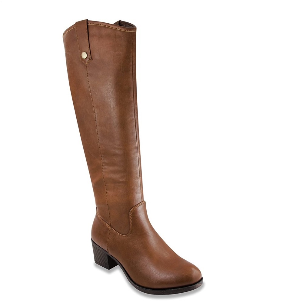 Rampage Tall Riding Boots sz 9.5 Brown NEW #623